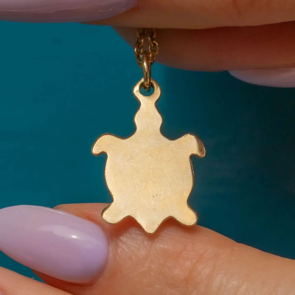 14ct Gold Turtle Charm
