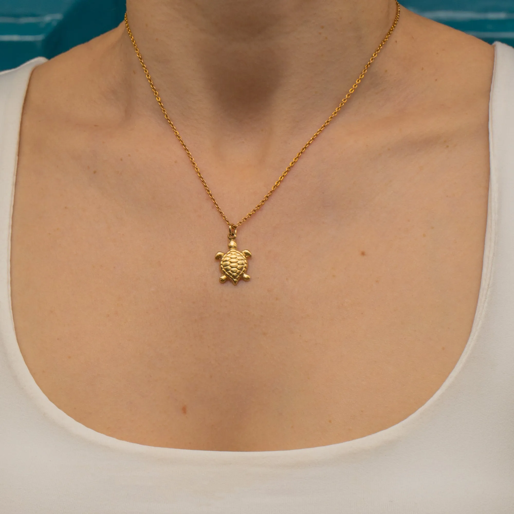 14ct Gold Turtle Charm