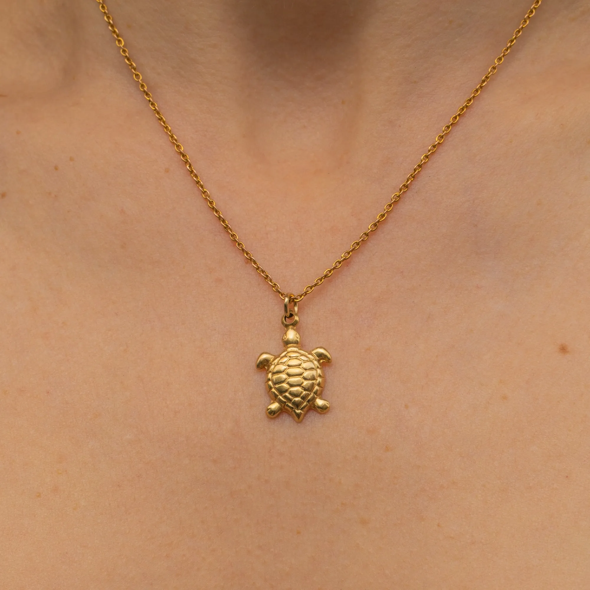 14ct Gold Turtle Charm