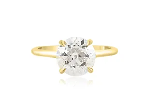 2.62 LVS2 Old European Diamond Aura Ring