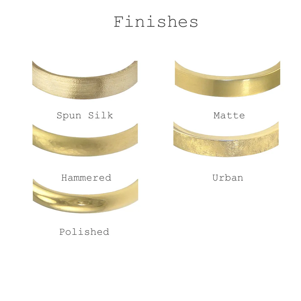 3mm 18ct Gold Flat Wedding Ring