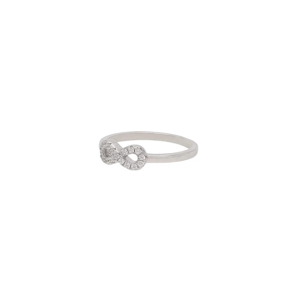 925 Sterling Silver Charming Infinite Ring