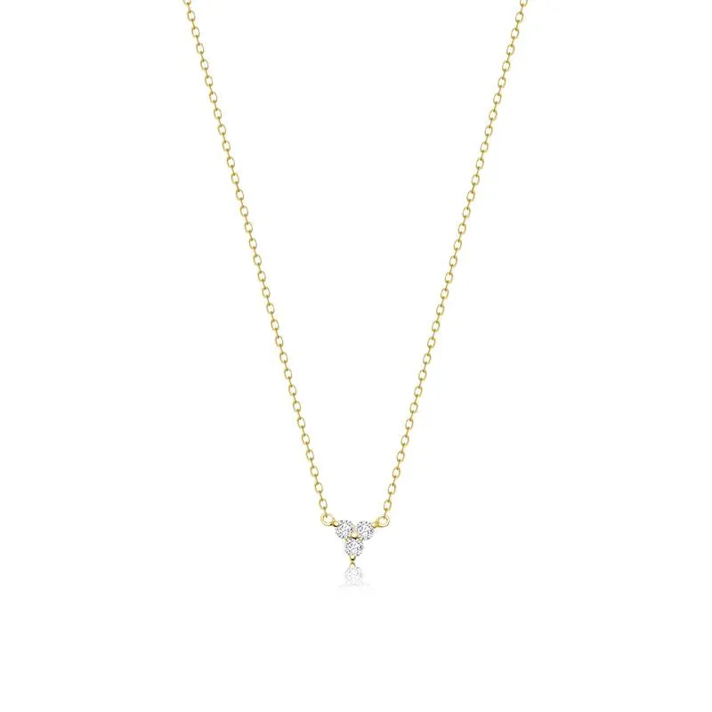 Achara Trinity Cubic Zirconia Necklace