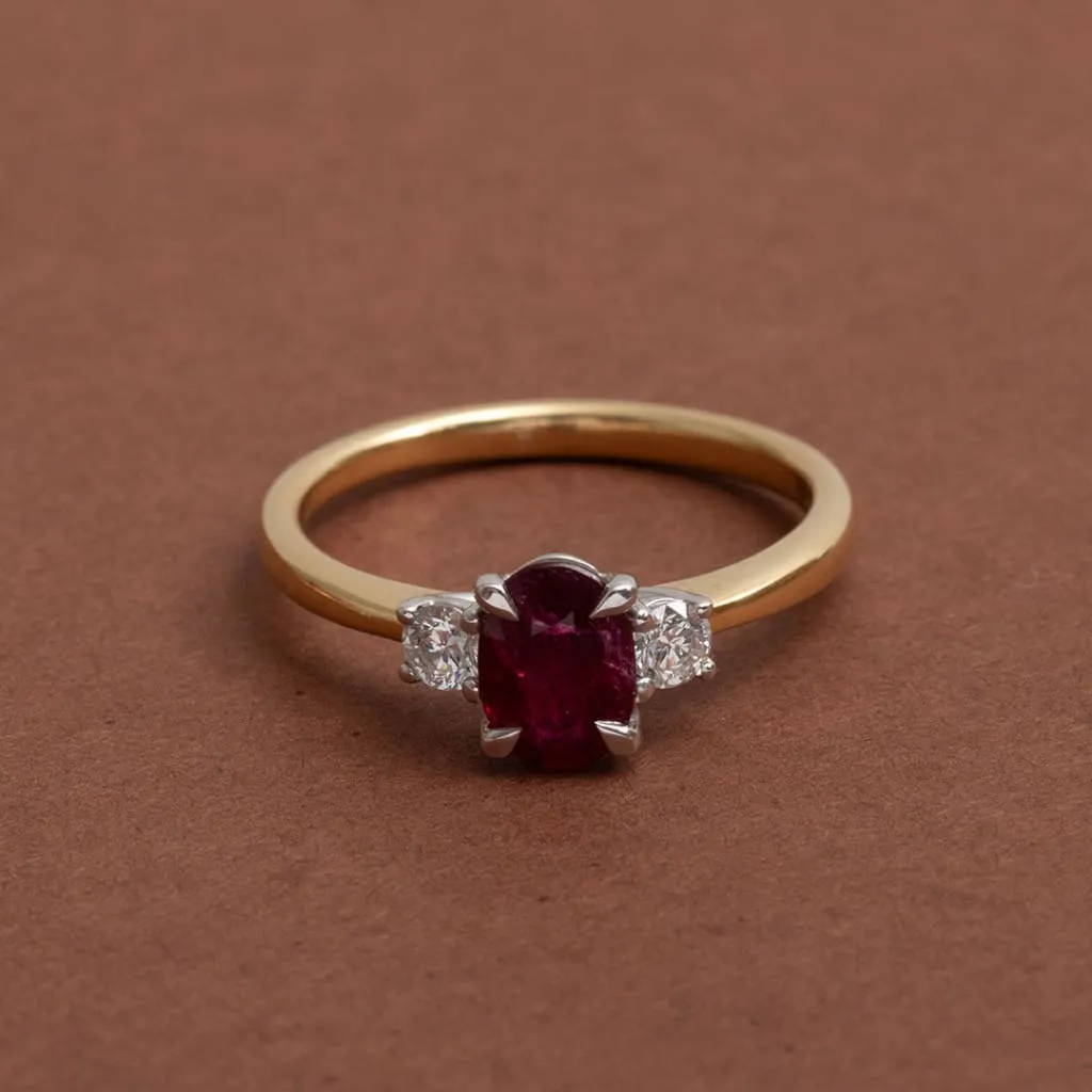 ADELINE | Ruby & Diamond Ring