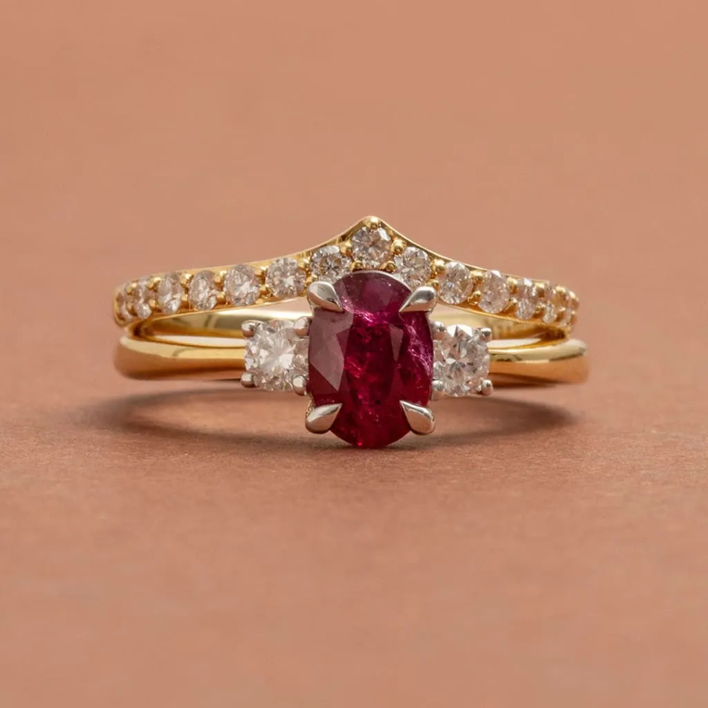 ADELINE | Ruby & Diamond Ring