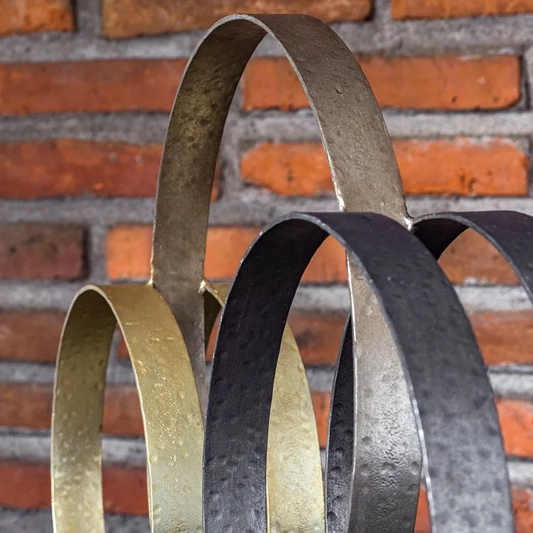 Adilynn Iron Ring Sculpture