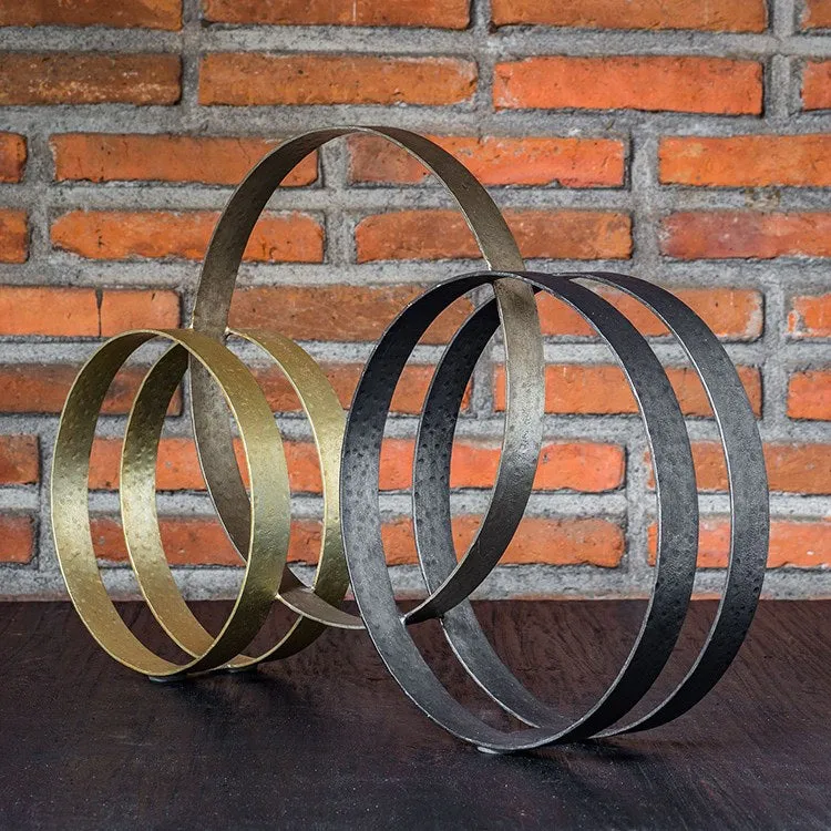 Adilynn Iron Ring Sculpture