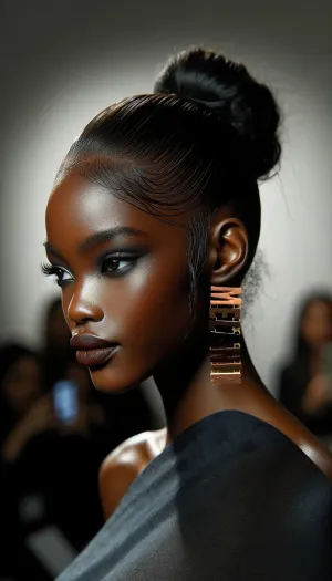 Adoma Melanin Message Link Dangle Earring