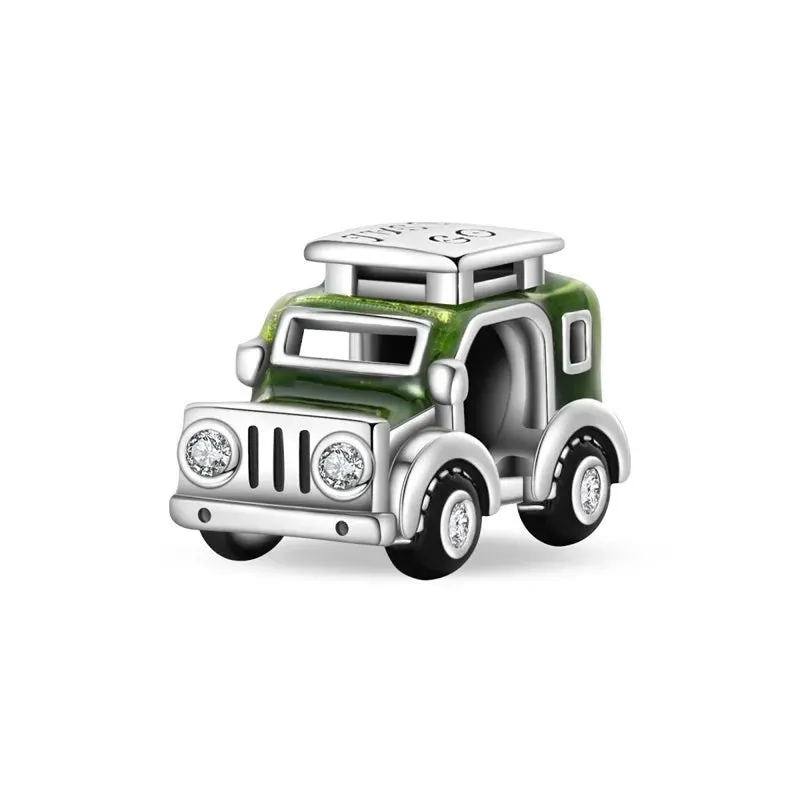 Adventure On The Road Two-tone Car Charm