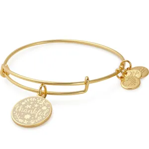 Alex And Ani Thankful Charm Bangle