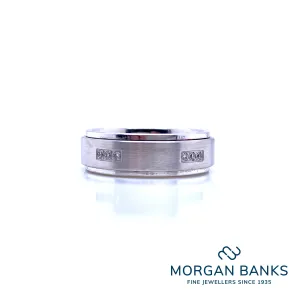 All My Love Wedding Ring AM2034 9ct 7mm .16ct: S