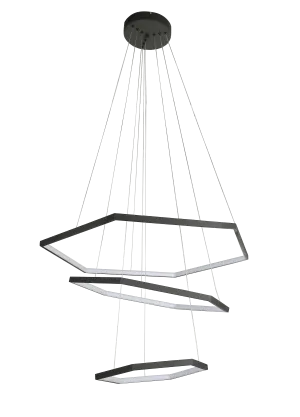Allite Hexagon 3 Rings Modern LED Pendant