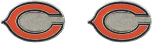 Aminco NFL Women's Chicago Bears Post Stud Earrings