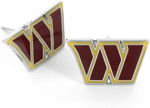 Aminco NFL Women's Washington Commanders Post Stud Earrings