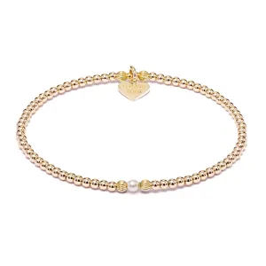 Annie Haak Gold Aster Pearl Bracelet