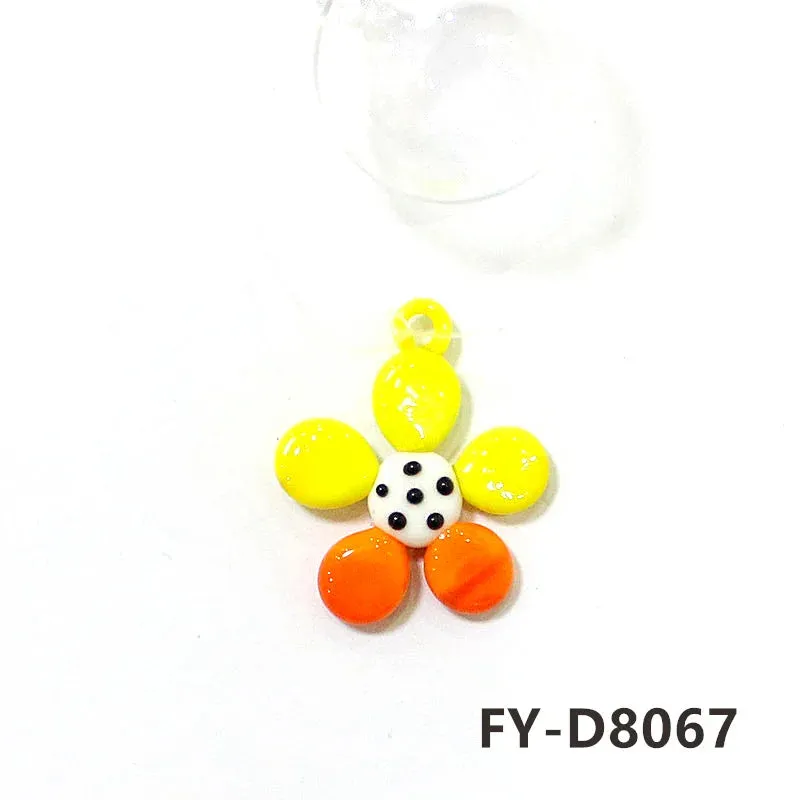 Aquarium Decor Floating Marine Animal Mini Figurine Pendant Cute Glass Ocean Fish Starfish Sea Star Crab Clownfish Ray Ornaments