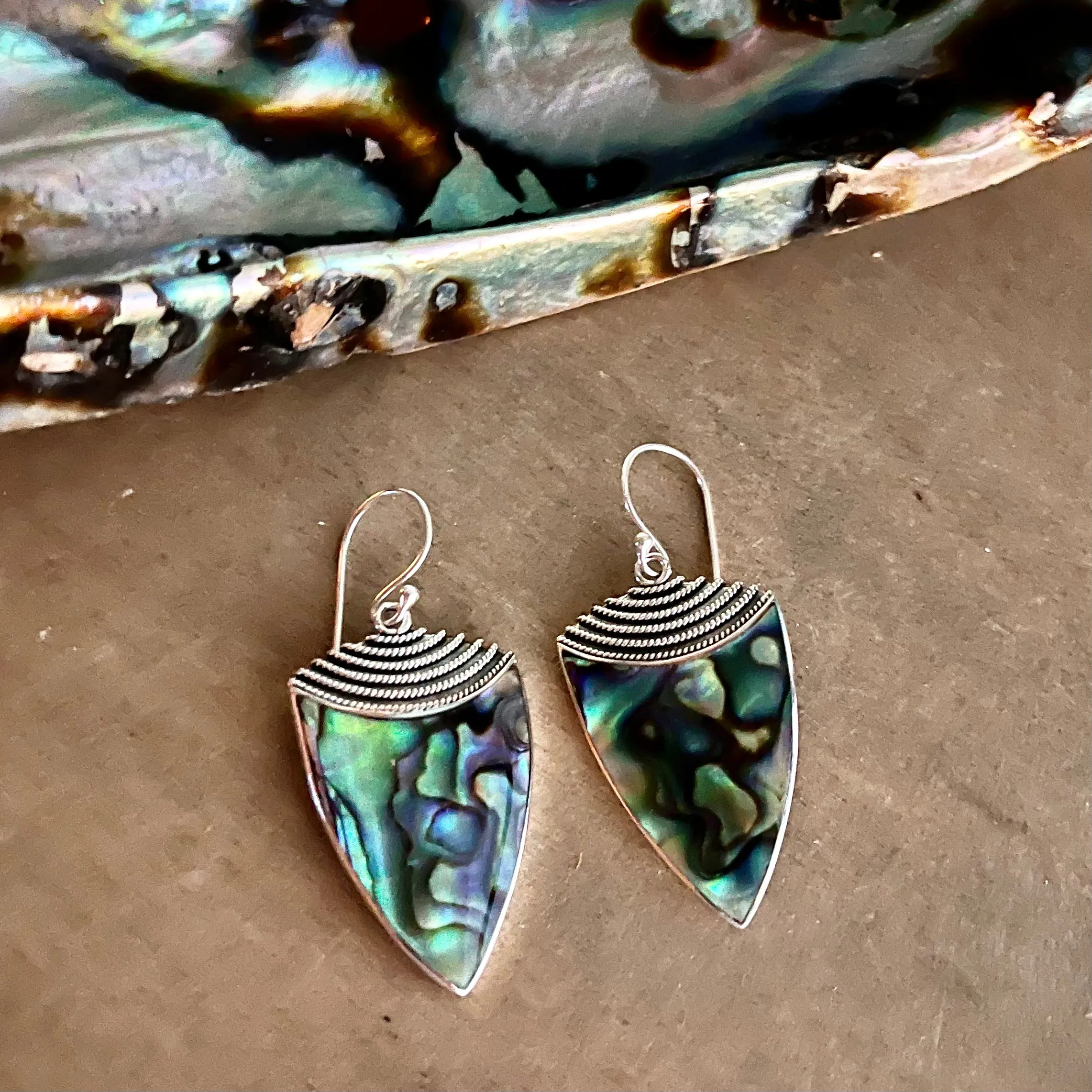 Arrowhead Shell Earrings