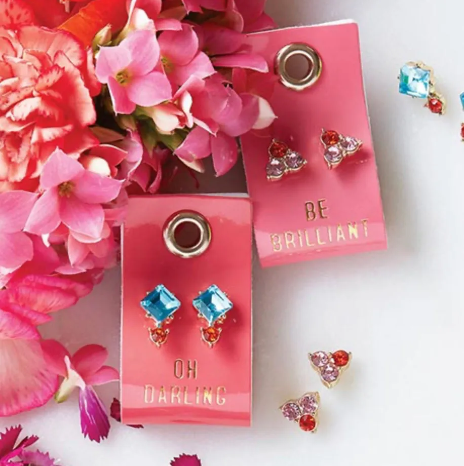 Be Brilliant -  Gemstone Earring
