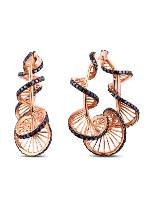 Black Diamond Earrings