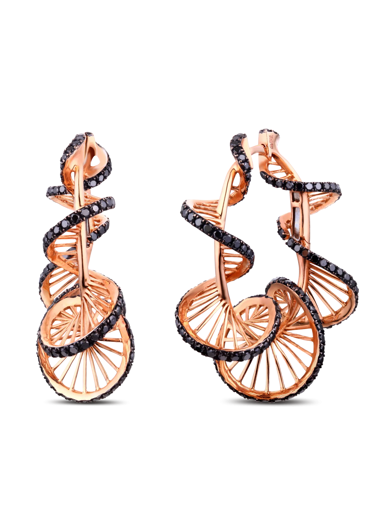Black Diamond Earrings