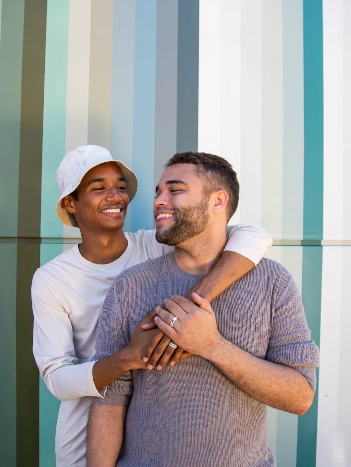 Black Love is Love Modern Silicone Ring