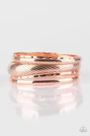Boss of Boho - Copper Bracelet-Paparazzi