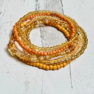 Bracelet Stretch Stack in Yellows