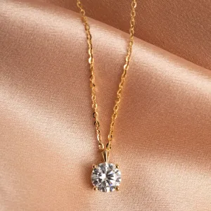 Brilliant Gold Necklace | 9ct Gold