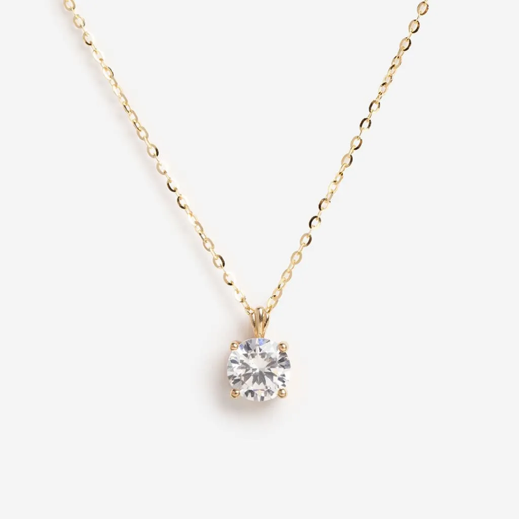 Brilliant Gold Necklace | 9ct Gold