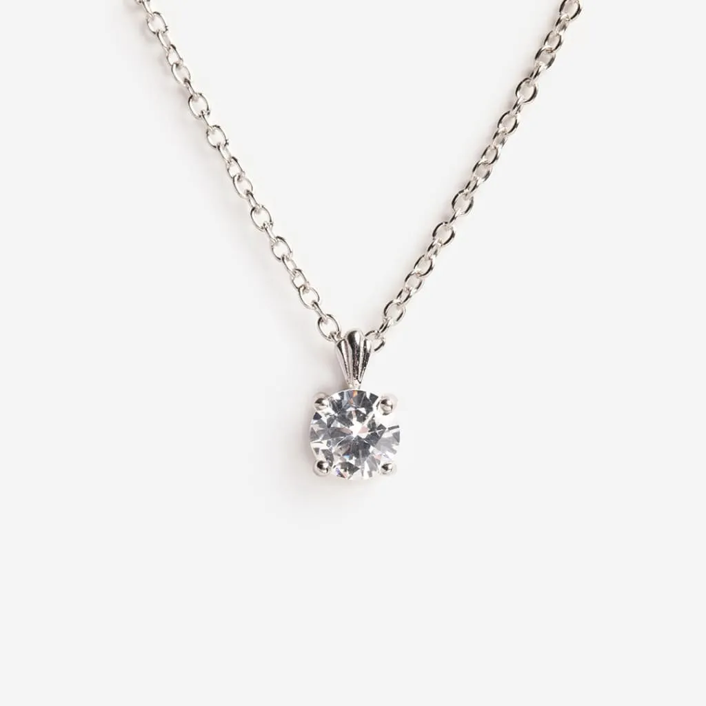 Brilliant Necklace Petite | 9ct White Gold