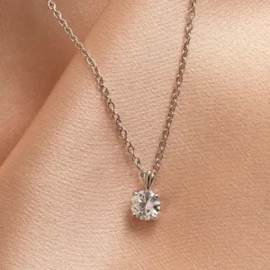 Brilliant Necklace Petite | 9ct White Gold