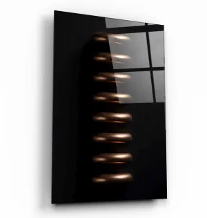 Bronze Rings | Designers Collection Glass Wall Art