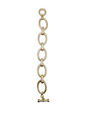 Brushed Matte Link Bracelet