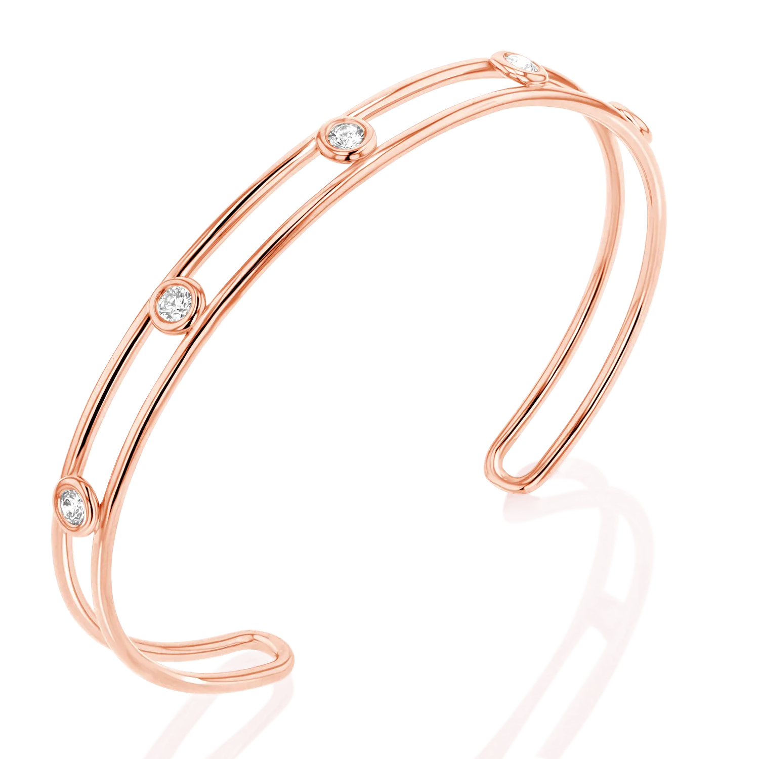 Bubble Diamond Cuff