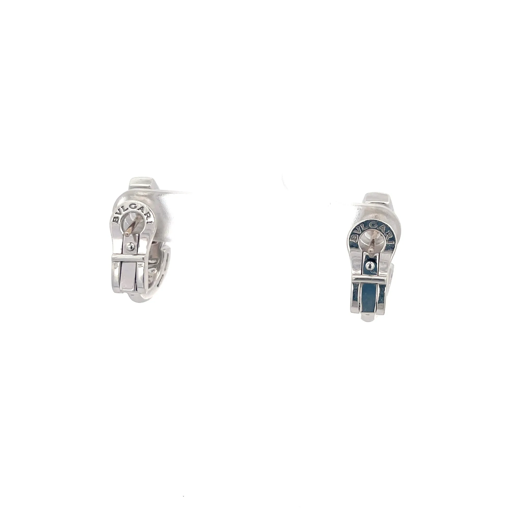 Bulgari Serpenti Viper Diamond Earrings 18K White Gold
