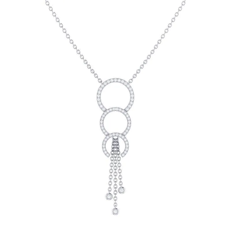 Chandelier Circle Trio Bolo Adjustable Diamond