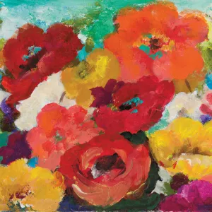Cheerful Flowers Square