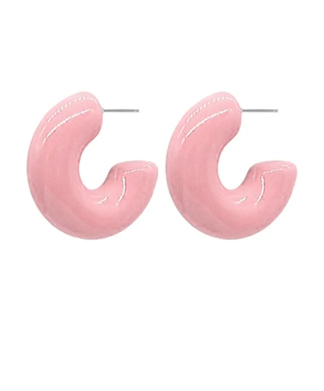 Chunky Earrings in Multiple Colors