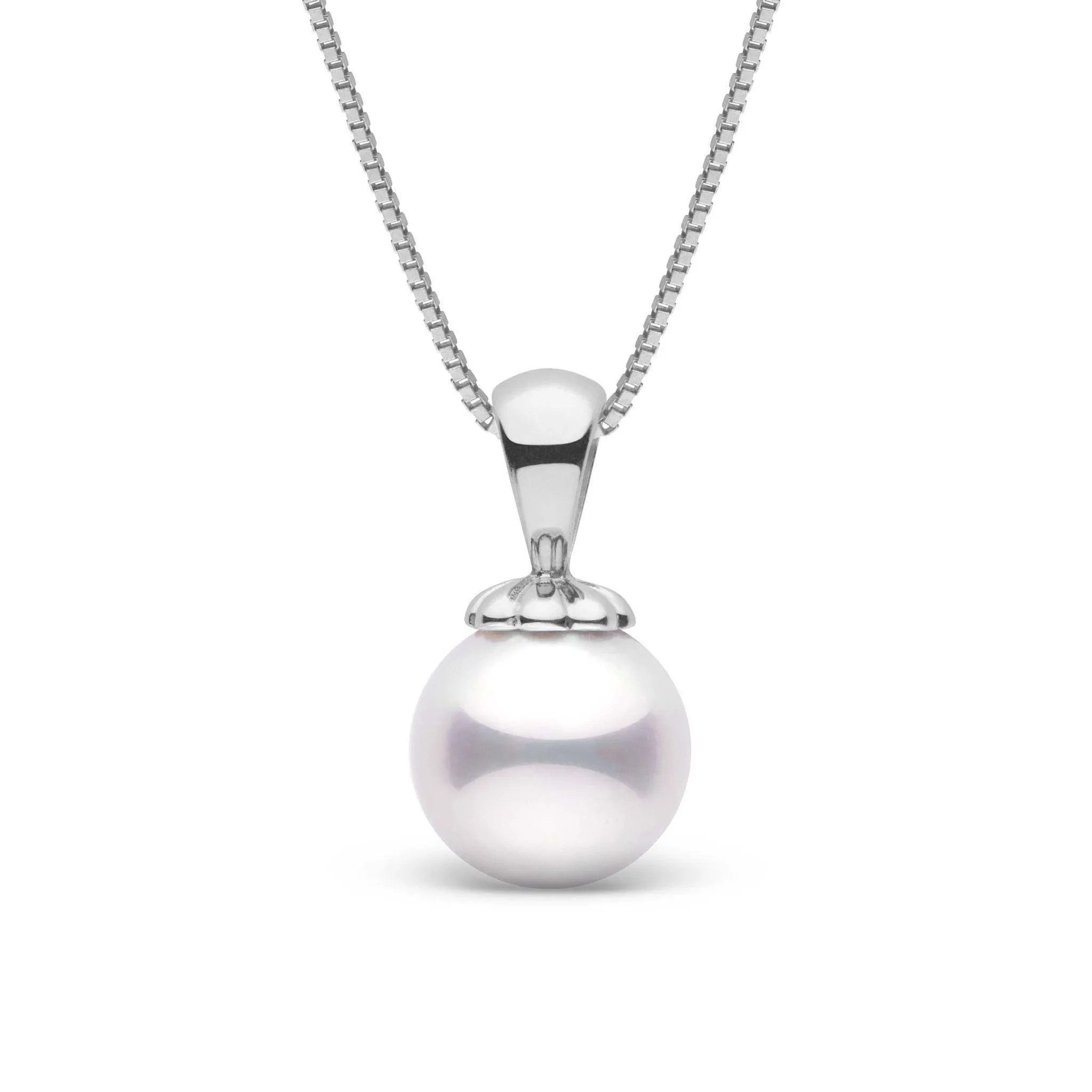 Classic Collection White 8.5-9.0 mm AAA Akoya Pearl Pendant