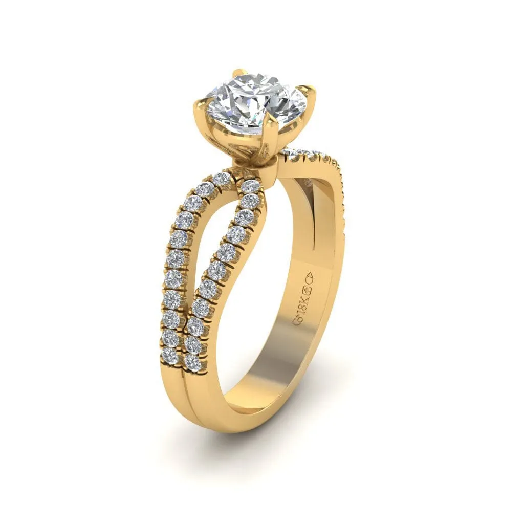 Cleo Engagement With Pavé