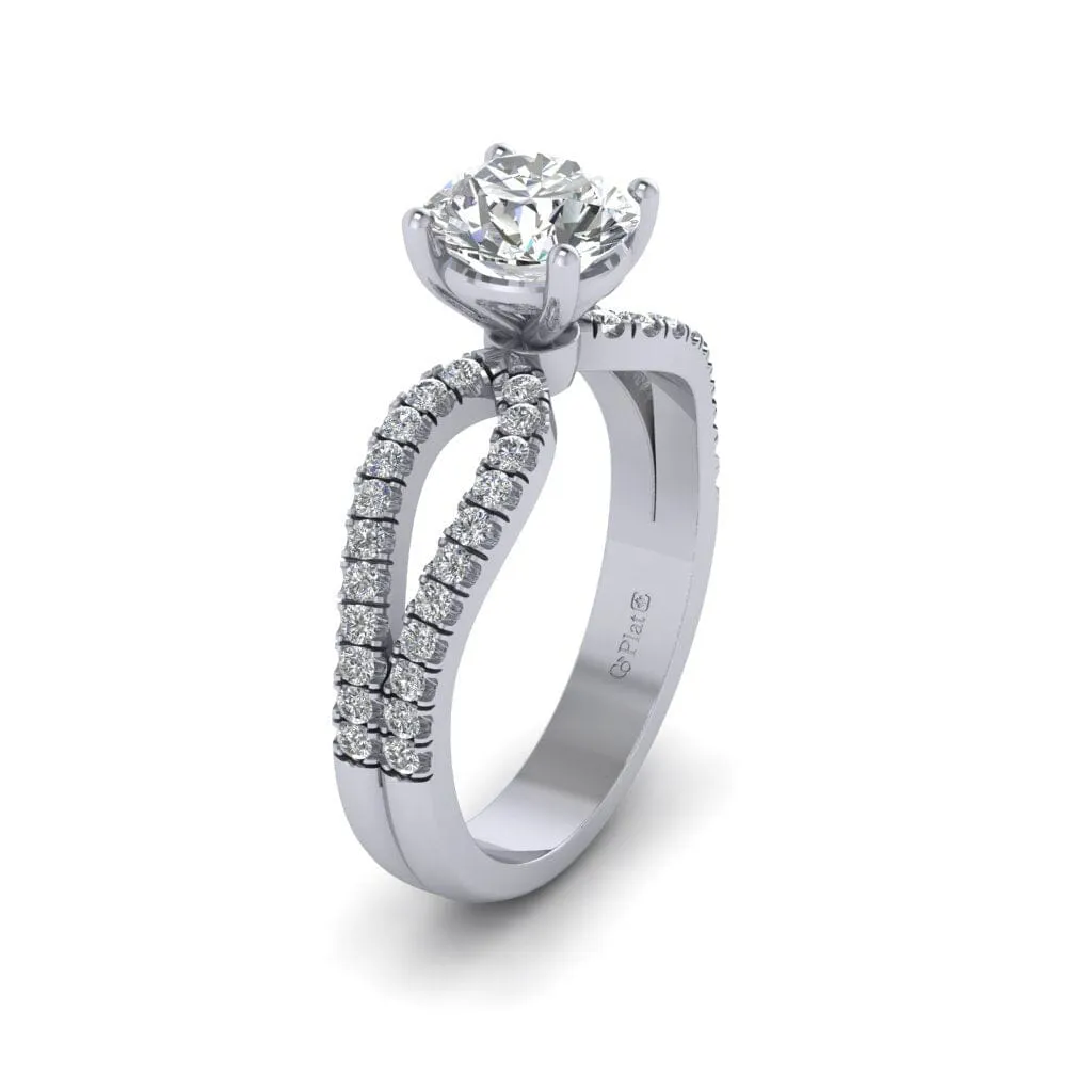 Cleo Engagement With Pavé