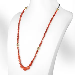 Coral Nugget Necklace