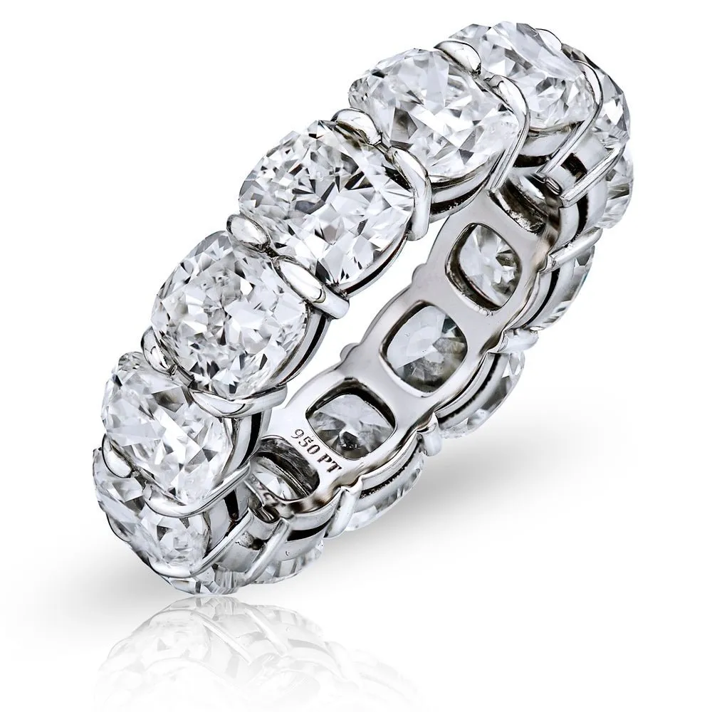 Cushion Cut Diamond Eternity Band, 13 CT