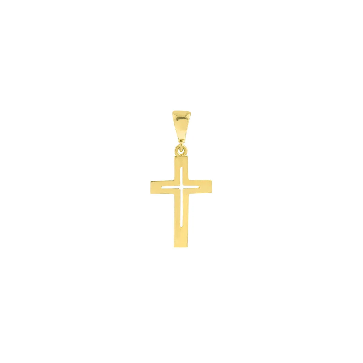 Cutout Cross Pendant