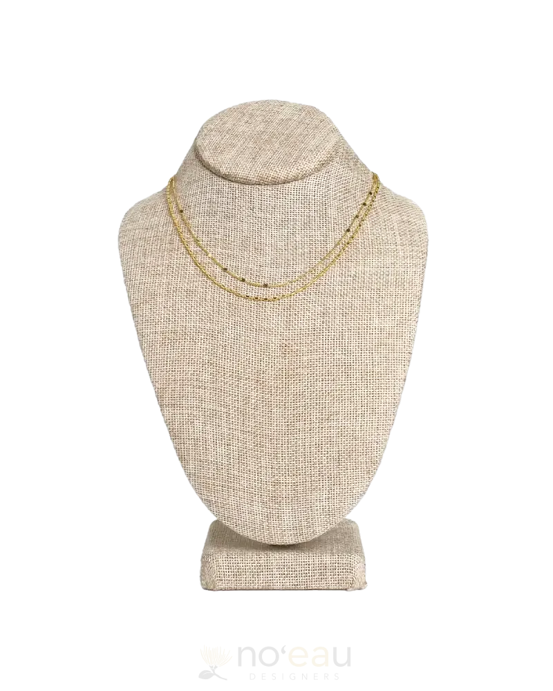 Dainty Layered Sparkle Choker