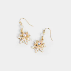 Dangling Snowflakes - Gold
