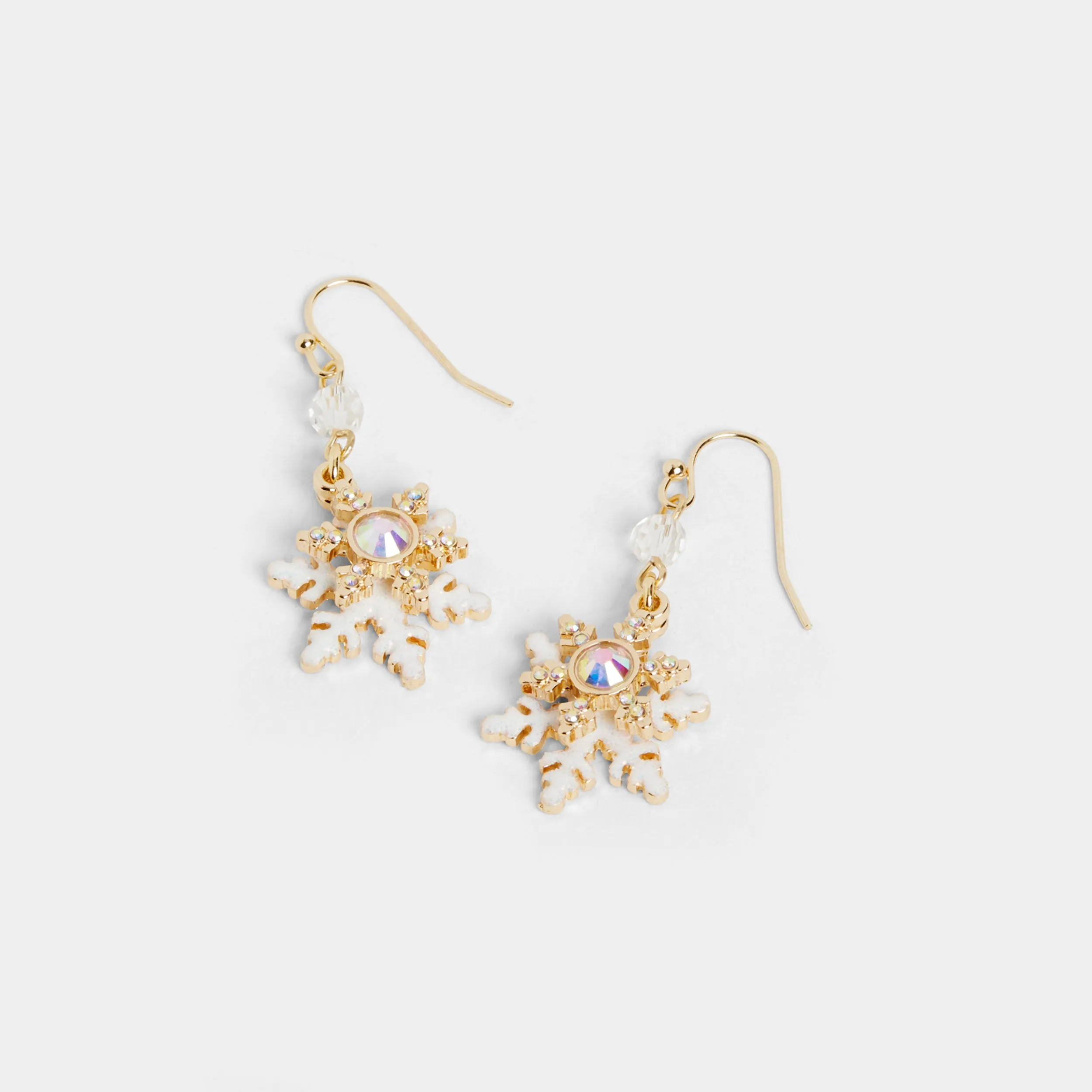 Dangling Snowflakes - Gold