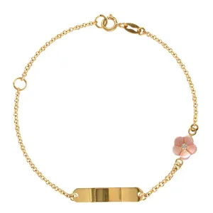 Diamond Floral Bracelet (customizable)