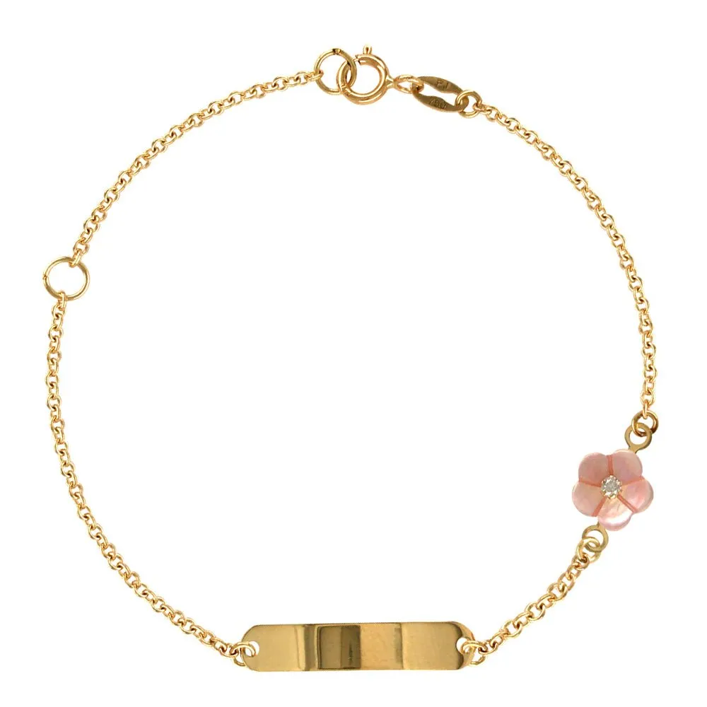 Diamond Floral Bracelet (customizable)