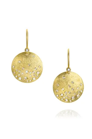 Diamond Sprinkle Drop Earrings